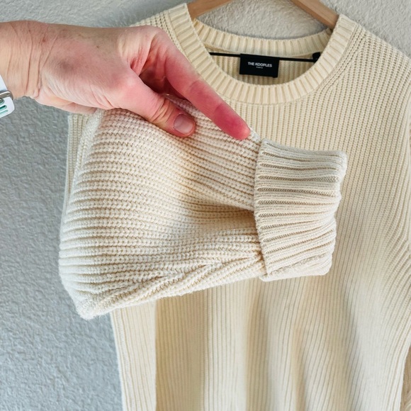 The Kooples Ecru Sweater in Cotton with Patch - Picture 3 of 13